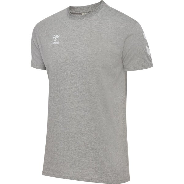 hummel GO 2.0 Chevron S/S T-Shirt Herren - grey melange