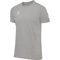 hummel GO 2.0 Chevron S/S T-Shirt Herren - grey melange