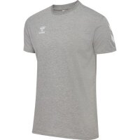 hummel GO 2.0 Chevron S/S T-Shirt Herren - grey melange