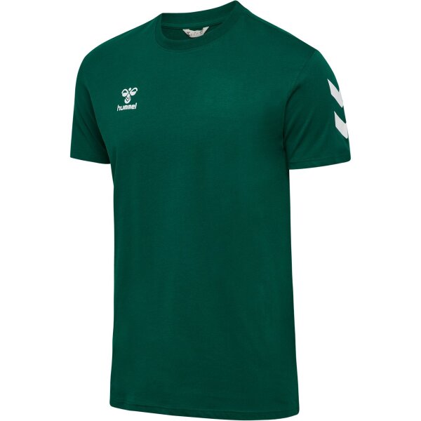 hummel GO 2.0 Chevron S/S T-Shirt Herren - evergreen