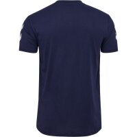 hummel GO 2.0 Chevron S/S T-Shirt Herren - marine