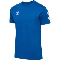 hummel GO 2.0 Chevron S/S T-Shirt Herren - true blue