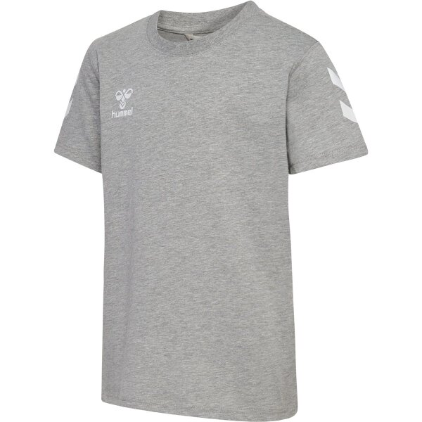 hummel GO 2.0 Chevron S/S T-Shirt Kinder - grey melange