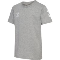 hummel GO 2.0 Chevron S/S T-Shirt Kinder - grey melange