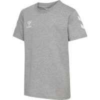 hummel GO 2.0 Chevron S/S T-Shirt Kinder - grey melange