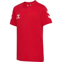 hummel GO 2.0 Chevron S/S T-Shirt Kinder - true red