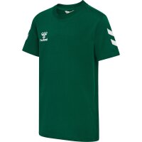 hummel GO 2.0 Chevron S/S T-Shirt Kinder - evergreen