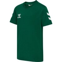 hummel GO 2.0 Chevron S/S T-Shirt Kinder - evergreen