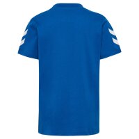 hummel GO 2.0 Chevron S/S T-Shirt Kinder - true blue