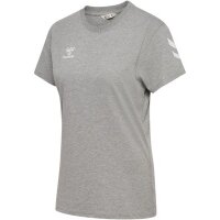 hummel GO 2.0 Chevron S/S T-Shirt Damen - grey melange