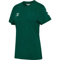 hummel GO 2.0 Chevron S/S T-Shirt Damen - evergreen