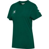 hummel GO 2.0 Chevron S/S T-Shirt Damen - evergreen