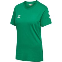 hummel GO 2.0 Chevron S/S T-Shirt Damen - jelly bean
