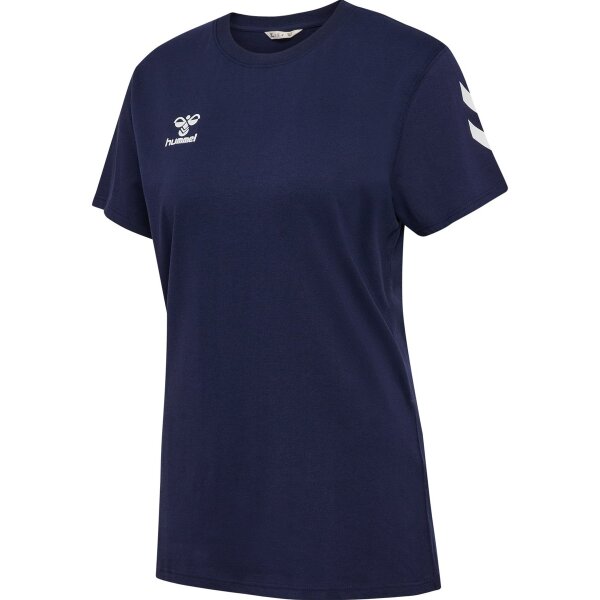 hummel GO 2.0 Chevron S/S T-Shirt Damen - marine
