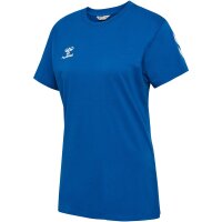 hummel GO 2.0 Chevron S/S T-Shirt Damen - true blue