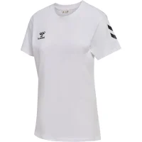 hummel GO 2.0 Chevron S/S T-Shirt Damen - white