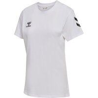 hummel GO 2.0 Chevron S/S T-Shirt Damen - white