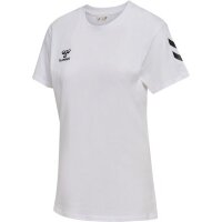 hummel GO 2.0 Chevron S/S T-Shirt Damen - white