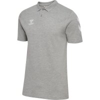 hummel GO 2.0 Chevron Polo Herren - grey melange