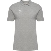 hummel GO 2.0 Chevron Polo Herren - grey melange