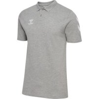 hummel GO 2.0 Chevron Polo Herren - grey melange