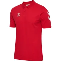 hummel GO 2.0 Chevron Polo Herren - true red