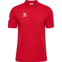 hummel GO 2.0 Chevron Polo Herren - true red