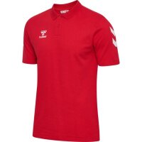 hummel GO 2.0 Chevron Polo Herren - true red
