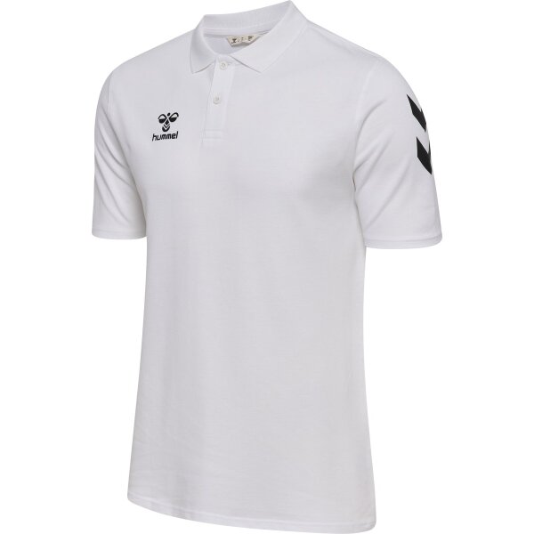 hummel GO 2.0 Chevron Polo Herren - white