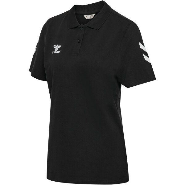 hummel GO 2.0 Chevron Polo Damen - black