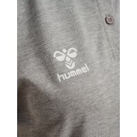 hummel GO 2.0 Chevron Polo Damen - grey melange
