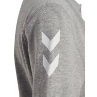hummel GO 2.0 Chevron Polo Damen - grey melange