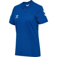 hummel GO 2.0 Chevron Polo Damen - true blue