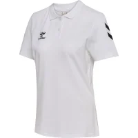 hummel GO 2.0 Chevron Polo Damen - white