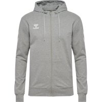 hummel GO 2.0 Chevron Zip Hoodie Herren - grey melange