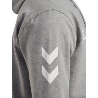 hummel GO 2.0 Chevron Zip Hoodie Herren - grey melange