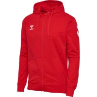 hummel GO 2.0 Chevron Zip Hoodie Herren - true red