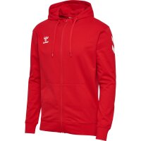 hummel GO 2.0 Chevron Zip Hoodie Herren - true red