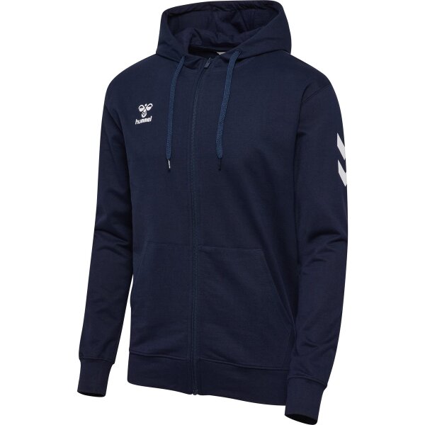 hummel GO 2.0 Chevron Zip Hoodie Herren - marine