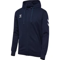 hummel GO 2.0 Chevron Zip Hoodie Herren - marine