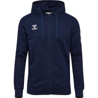hummel GO 2.0 Chevron Zip Hoodie Herren - marine