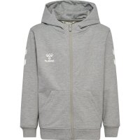 hummel GO 2.0 Chevron Zip Hoodie Kinder - grey melange
