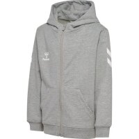 hummel GO 2.0 Chevron Zip Hoodie Kinder - grey melange