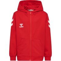 hummel GO 2.0 Chevron Zip Hoodie Kinder - true red