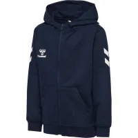 hummel GO 2.0 Chevron Zip Hoodie Kinder - marine