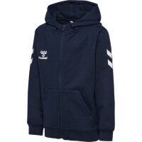 hummel GO 2.0 Chevron Zip Hoodie Kinder - marine