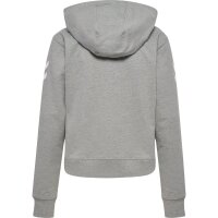 hummel GO 2.0 Chevron Zip Hoodie Damen - grey melange