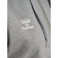 hummel GO 2.0 Chevron Zip Hoodie Damen - grey melange