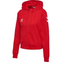hummel GO 2.0 Chevron Zip Hoodie Damen - true red