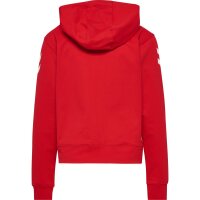 hummel GO 2.0 Chevron Zip Hoodie Damen - true red